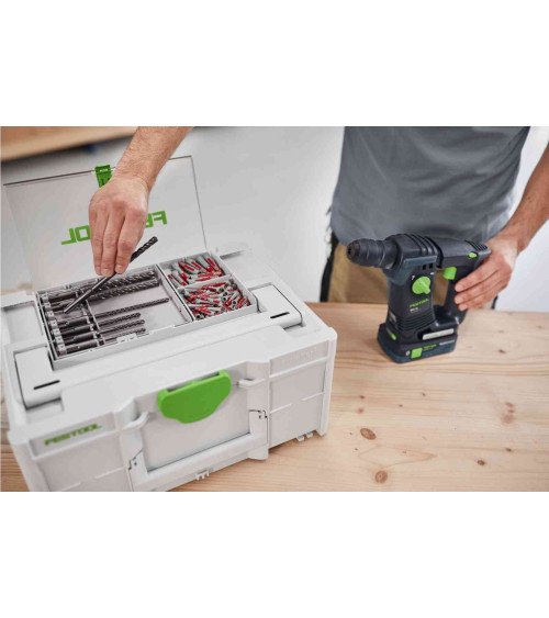Festool Grąžtų rinkinys kasetėje BKS SYS3 D5-12 SDS, KAINA BE PVM: 85.12, KODAS: 577398 | 001