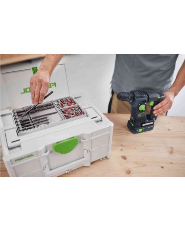 Festool Grąžtų rinkinys kasetėje BKS SYS3 D5-12 SDS, KAINA BE PVM: 85.12, KODAS: 577398 | 001
