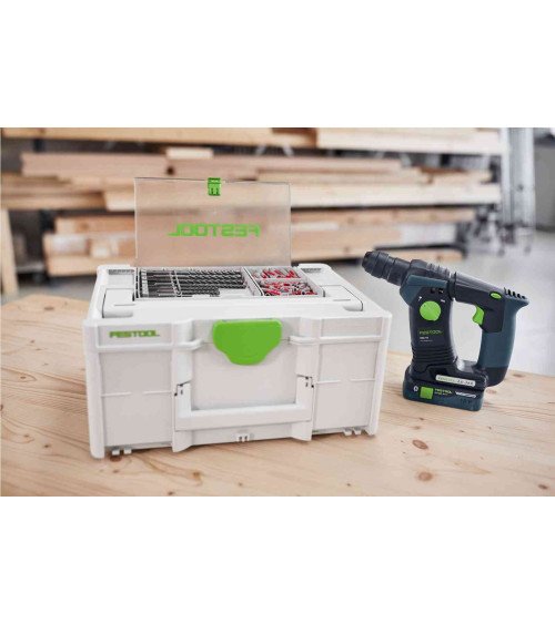 Festool Grąžtų rinkinys kasetėje BKS SYS3 D5-12 SDS, KAINA BE PVM: 85.12, KODAS: 577398 | 005