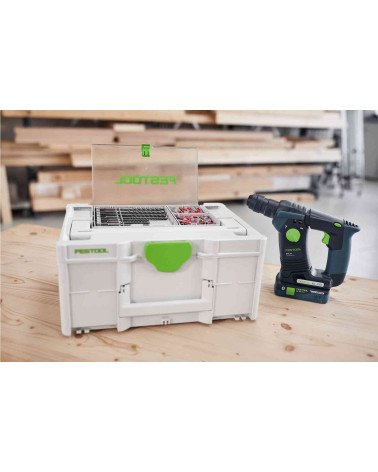 Festool Grąžtų rinkinys kasetėje BKS SYS3 D5-12 SDS, KAINA BE PVM: 85.12, KODAS: 577398 | 005