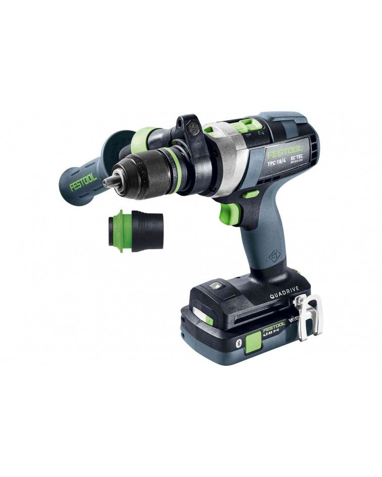 Festool Akumuliatorinis kalantis gręžtuvas-suktuvas QUADRIVE TPC 18/4 5,0/4,0 I-Plus, KAINA BE PVM: 566.334, KODAS: 577651 | 002