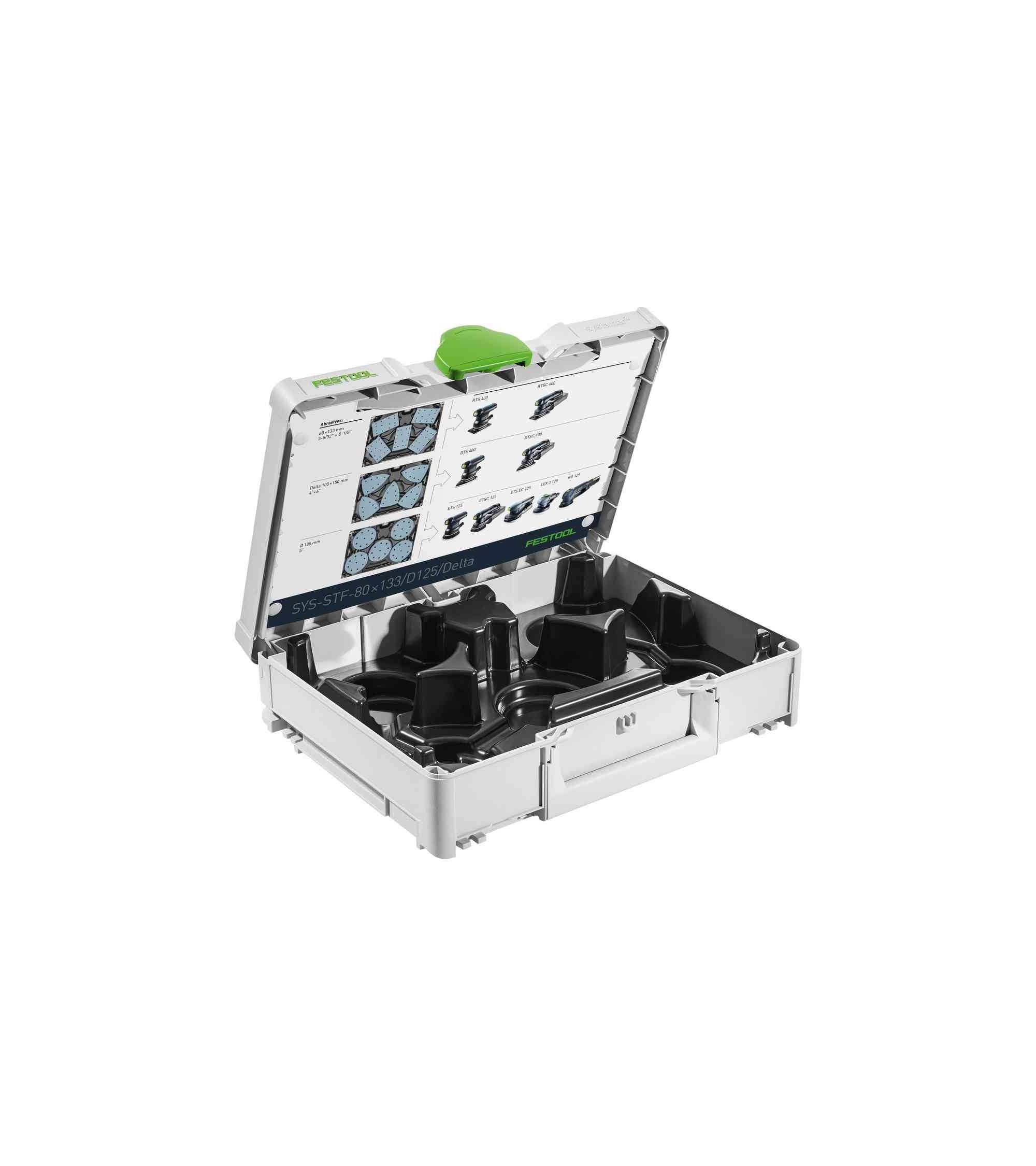 Festool Systainer³ SYS-STF-80x133/D125/Delta, KAINA BE PVM: 65.214, KODAS: 576781 | 001