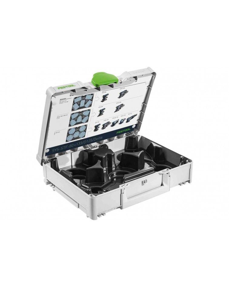 Festool Systainer³ SYS-STF-80x133/D125/Delta, KAINA BE PVM: 65.214, KODAS: 576781 | 001