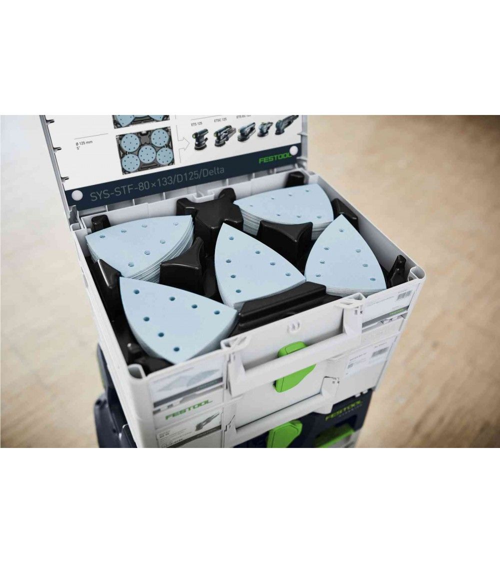 Festool Systainer³ SYS-STF-80x133/D125/Delta, KAINA BE PVM: 65.214, KODAS: 576781 | 006