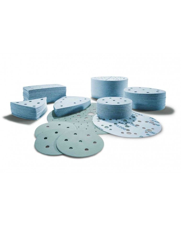 Festool Sanding disc STF DELTA/9 P60 GR/50 Granat, KAINA BE PVM: 40.095, KODAS: 577543 | 002