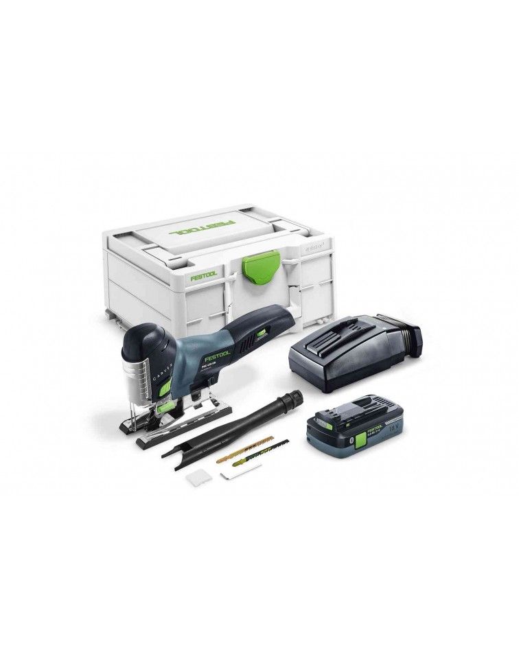 Festool Akumuliatorinis siaurapjūklis CARVEX PSC 420 HPC 4,0 EBI-Plus, KAINA BE PVM: 526.599, KODAS: 576525 | 002