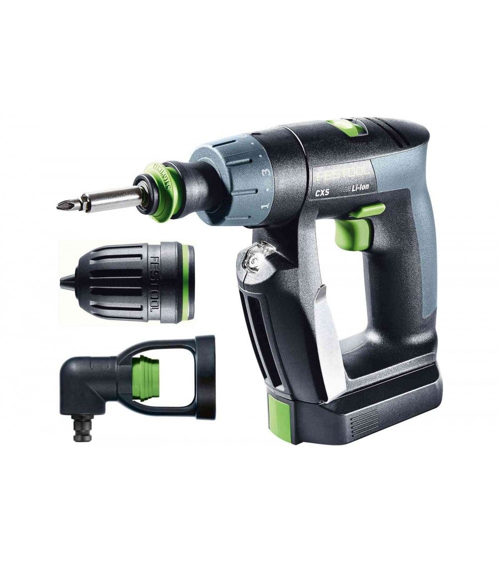 Festool Akumuliatorinis gręžtuvas-suktuvas CXS 2,6-Set, KAINA BE PVM: 302.184, KODAS: 576093 | 001