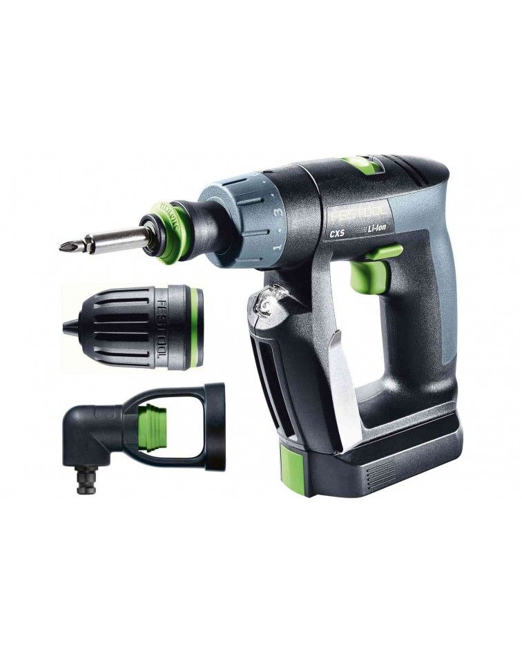 Festool Akumuliatorinis gręžtuvas-suktuvas CXS 2,6-Set, KAINA BE PVM: 302.184, KODAS: 576093 | 001