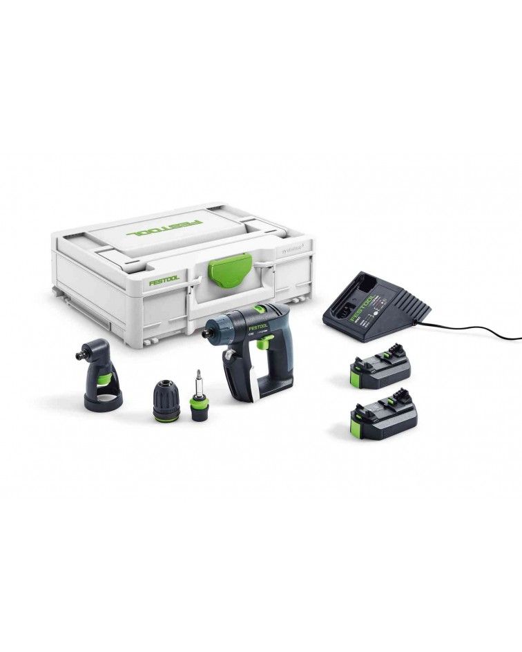 Festool Akumuliatorinis gręžtuvas-suktuvas CXS 2,6-Set, KAINA BE PVM: 302.184, KODAS: 576093 | 0010