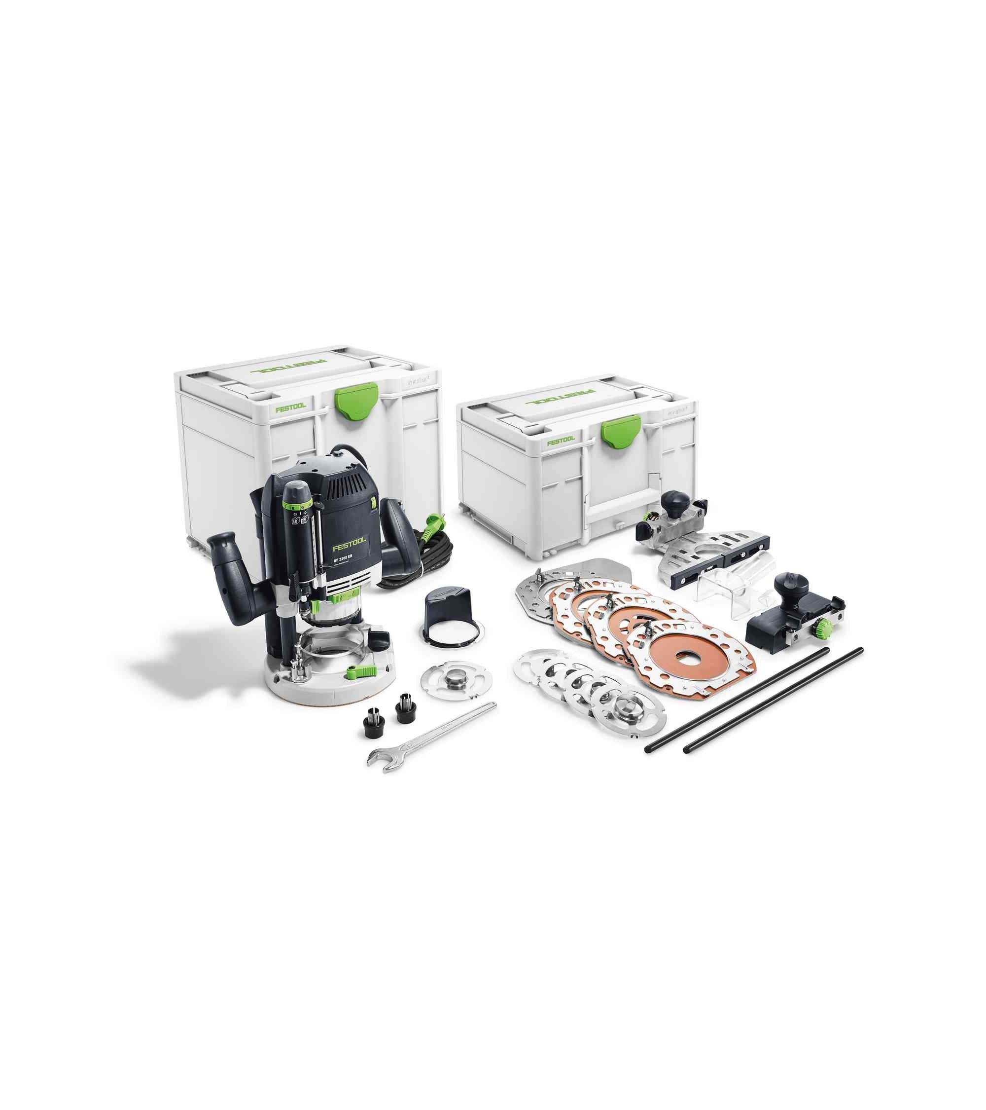 Festool Router OF 2200 EB-Set, KAINA BE PVM: 1413.81, KODAS: 576220 | 004