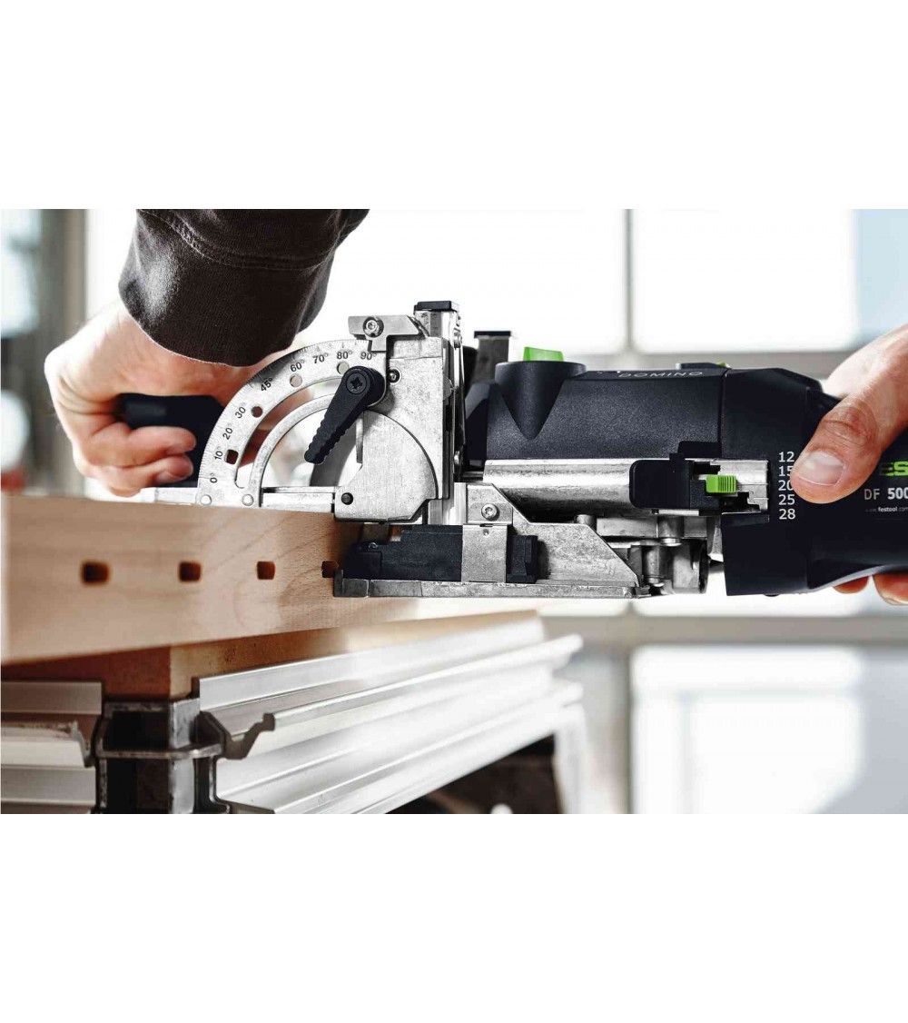 Festool Kaištinių sujungimų frezeris DOMINO DF 500 Q-Set, KAINA BE PVM: 987.093, KODAS: 576420 | 003