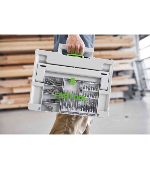Festool Набор свёрел в кассете BKS SYS3 D3-8 K CE/W, KAINA BE PVM: 71.18, KODAS: 577395 | 003