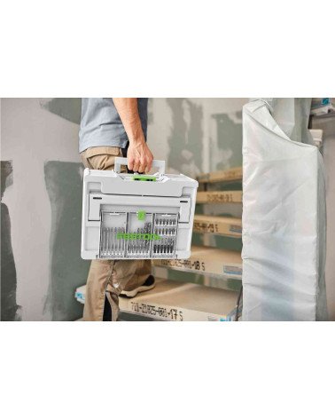 Festool Набор свёрел в кассете BKS SYS3 D3-10 CE/W, KAINA BE PVM: 71.18, KODAS: 577396 | 001