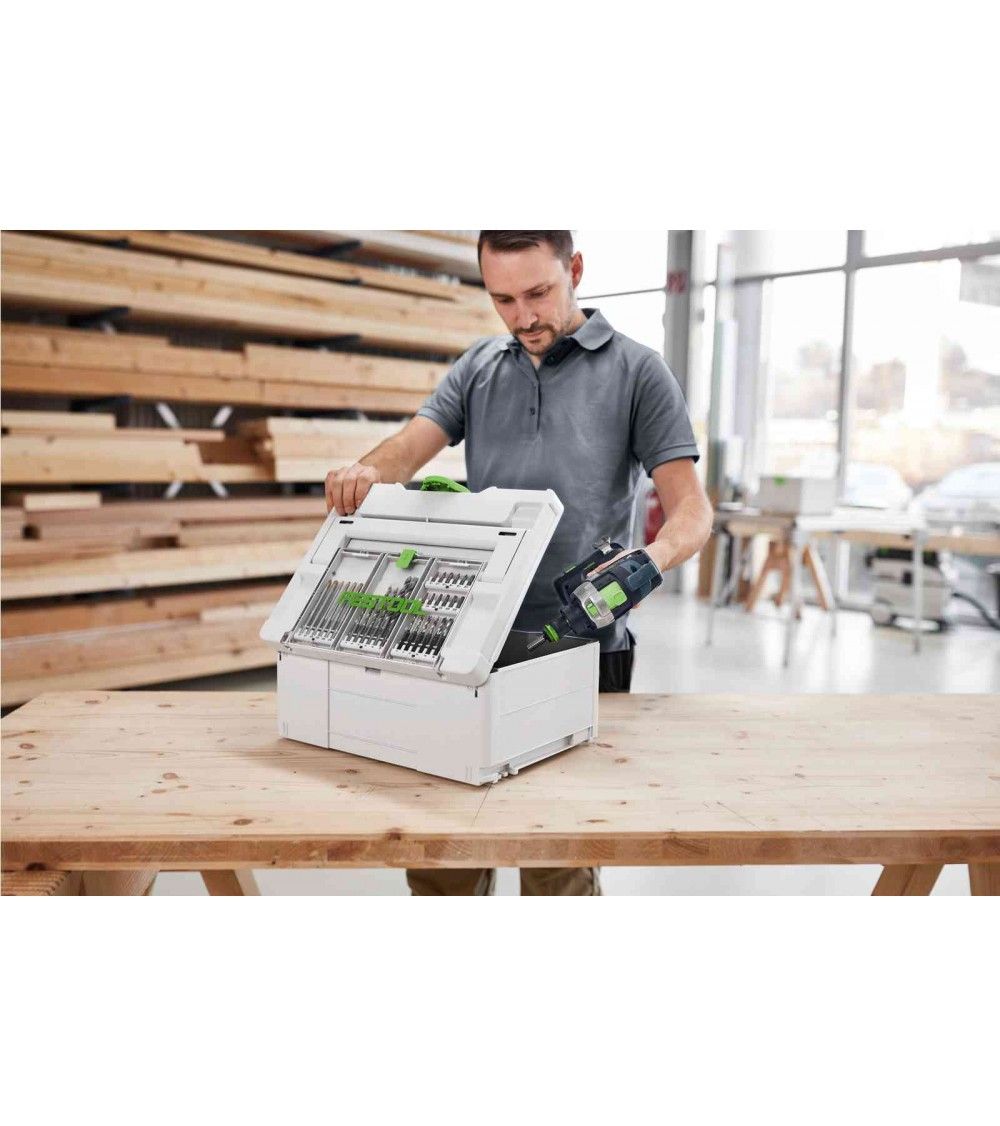 Festool Grąžtų rinkinys kasetėje BKS SYS3 D4-10 CE/S, KAINA BE PVM: 66.83, KODAS: 577397 | 003