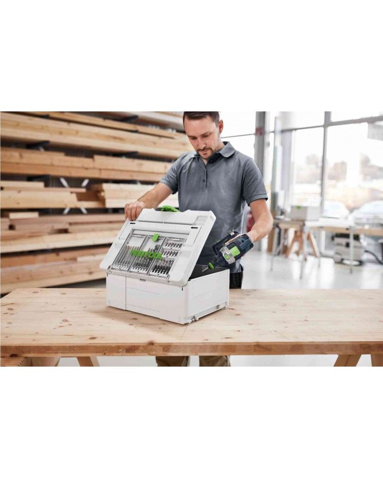 Festool Grąžtų rinkinys kasetėje BKS SYS3 D4-10 CE/S, KAINA BE PVM: 66.83, KODAS: 577397 | 003