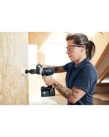 Festool Аккумуляторная дрель-шуруповёрт TDC 18/4 I-Basic QUADRIVE, KAINA BE PVM: 295.812, KODAS: 575601 | 005