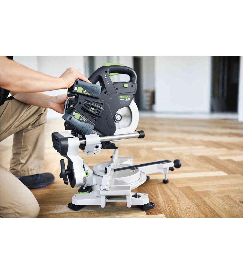 Festool Cordless sliding compound mitre saw KSC 60 EB 5,0 I-Plus KAPEX, KAINA BE PVM: 1332.96, KODAS: 577665 | 005