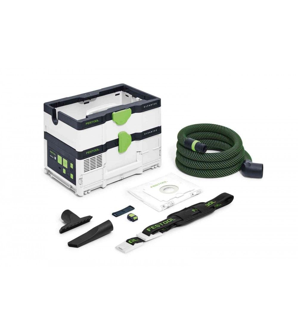 Festool Cordless mobile dust extractor CTMC SYS I-Basic CLEANTEC, KAINA BE PVM: 498.43, KODAS: 576933 | 002