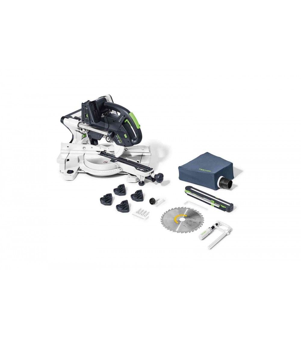 Festool Cordless sliding compound mitre saw KSC 60 EB-Basic KAPEX, KAINA BE PVM: 1005.37, KODAS: 576847 | 001