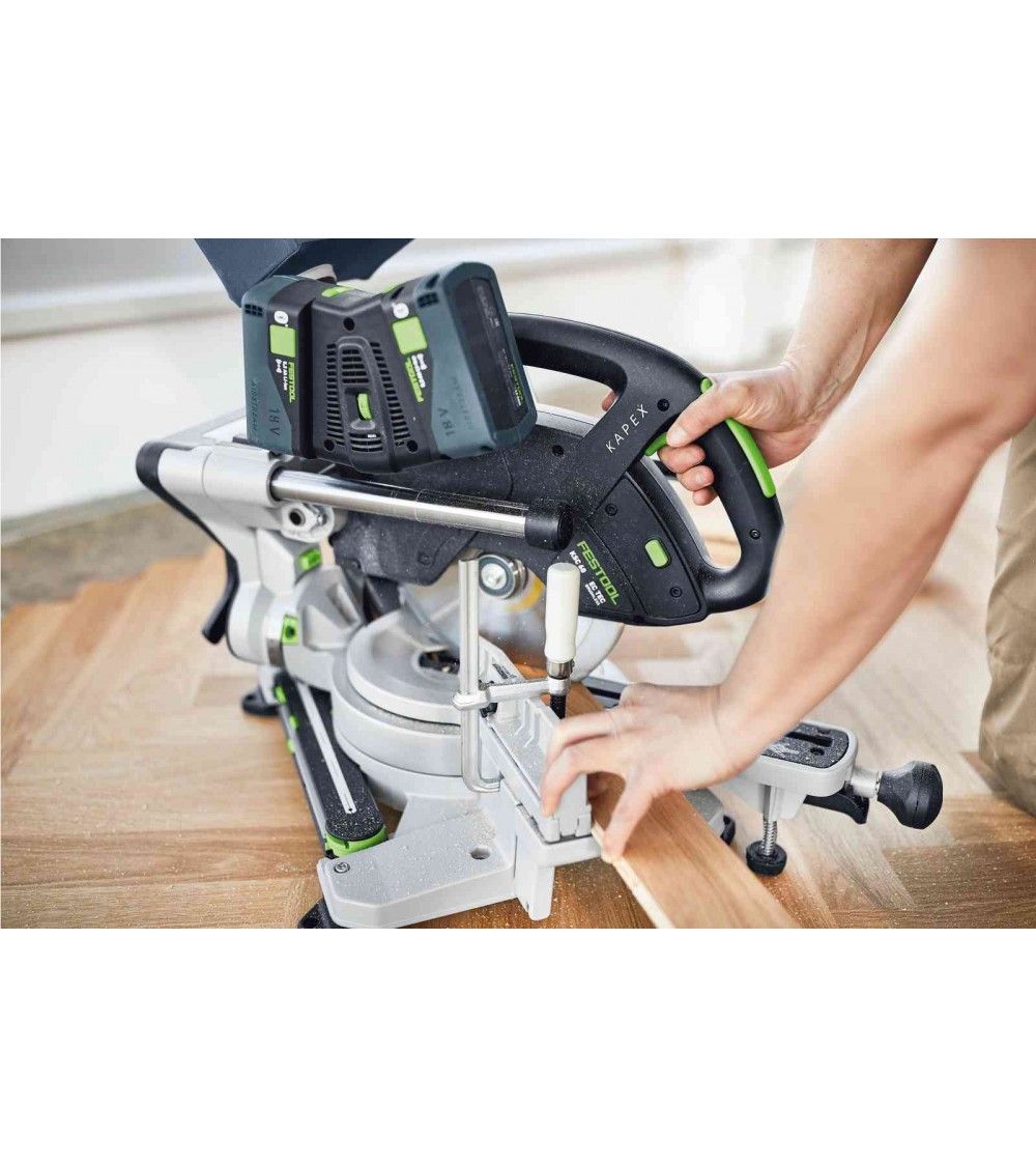 Festool Akumuliatorinis traukiamas skersinio pjovimo pjūklas KAPEX KSC 60 EB-Basic, KAINA BE PVM: 1005.37, KODAS: 576847 | 007