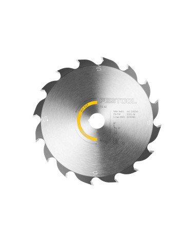 Festool Saw blade HW 168x1,8x20 PW16 WOOD RIP CUT, KAINA BE PVM: 53.832, KODAS: 205763 | 002
