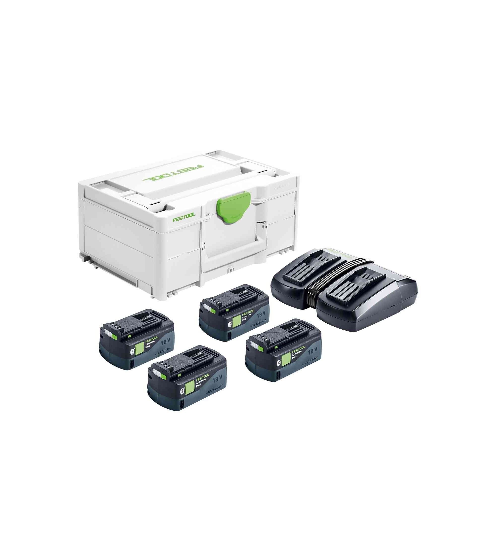 Festool Energy set SYS 18V 4x5,0/TCL 6 DUO, KAINA BE PVM: 549.46, KODAS: 577709 | 002