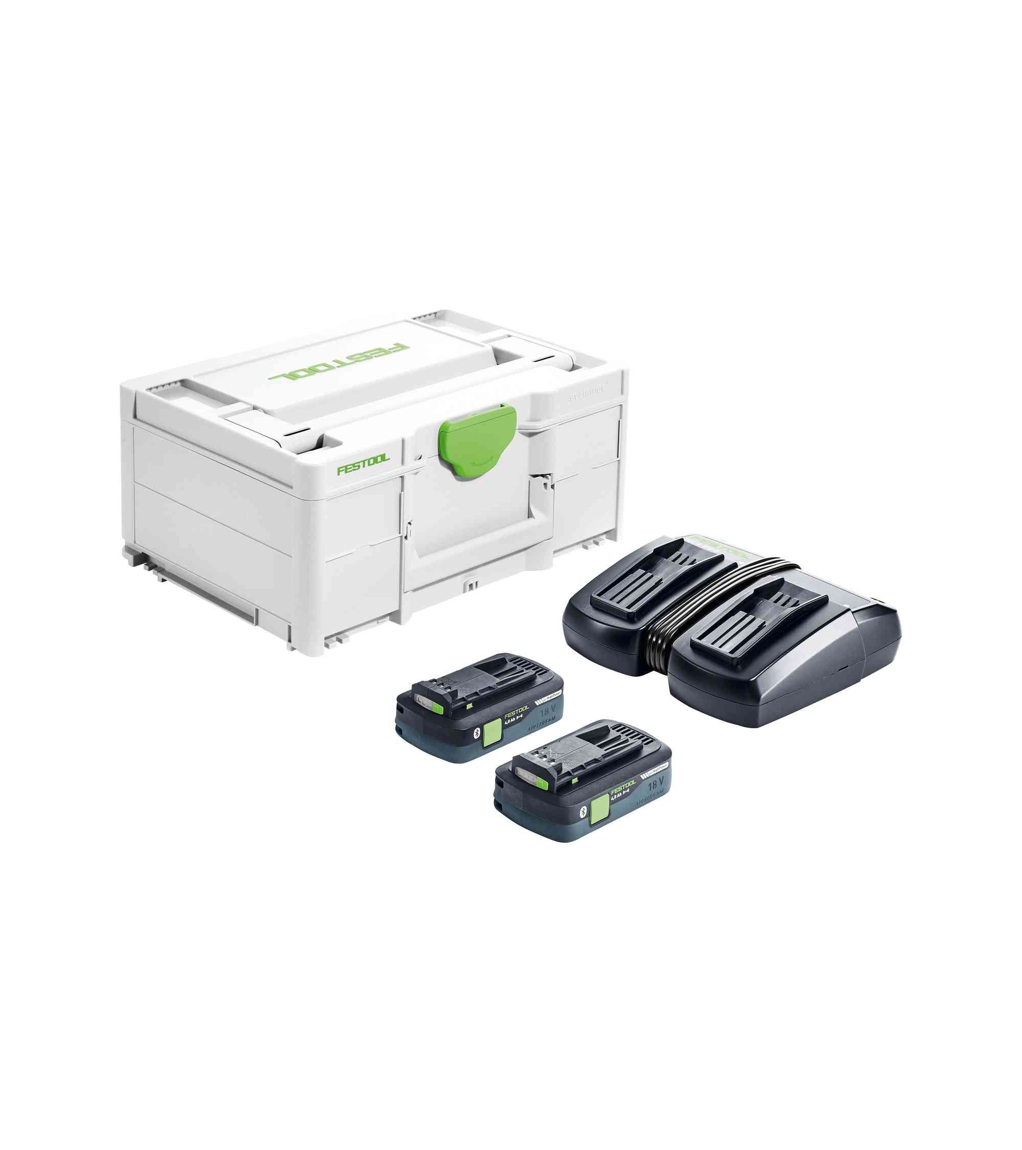 Festool Energy set SYS 18V 2x4,0/TCL 6 DUO, KAINA BE PVM: 290.95, KODAS: 577109 | 001