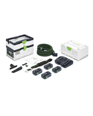 Festool Аккумуляторный пылеудаляющий аппарат CTMC SYS HPC 4,0 I-Plus CLEANTEC, KAINA BE PVM: 972.14, KODAS: 576942 | 002