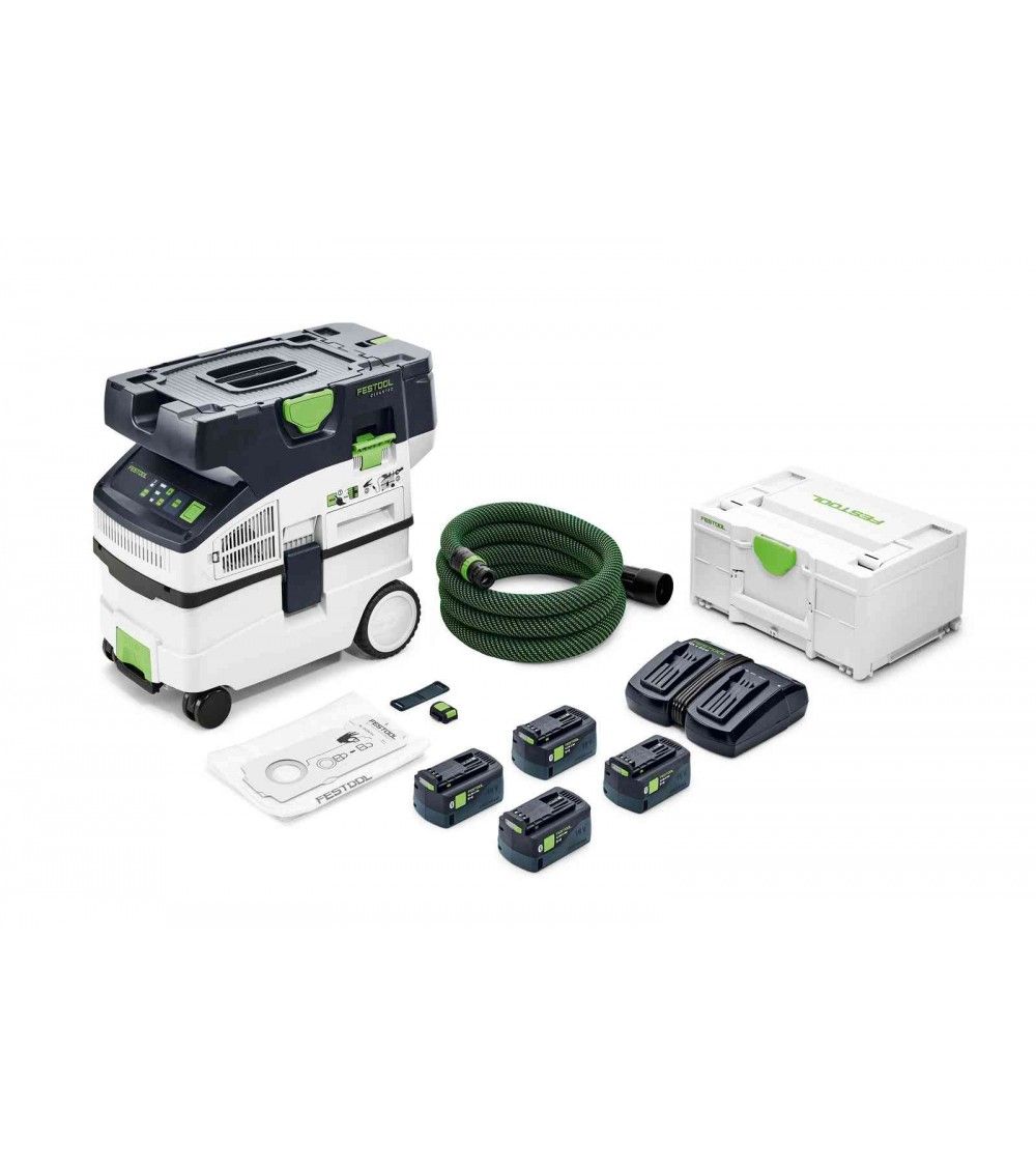 Festool Akumuliatorinis dulkių siurblys CLEANTEC CTLC MIDI I-Plus, KAINA BE PVM: 1097.28, KODAS: 577671 | 002