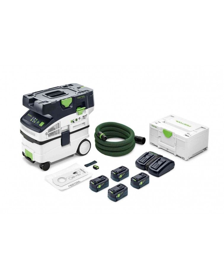 Festool Akumuliatorinis dulkių siurblys CLEANTEC CTLC MIDI I-Plus, KAINA BE PVM: 1097.28, KODAS: 577671 | 002