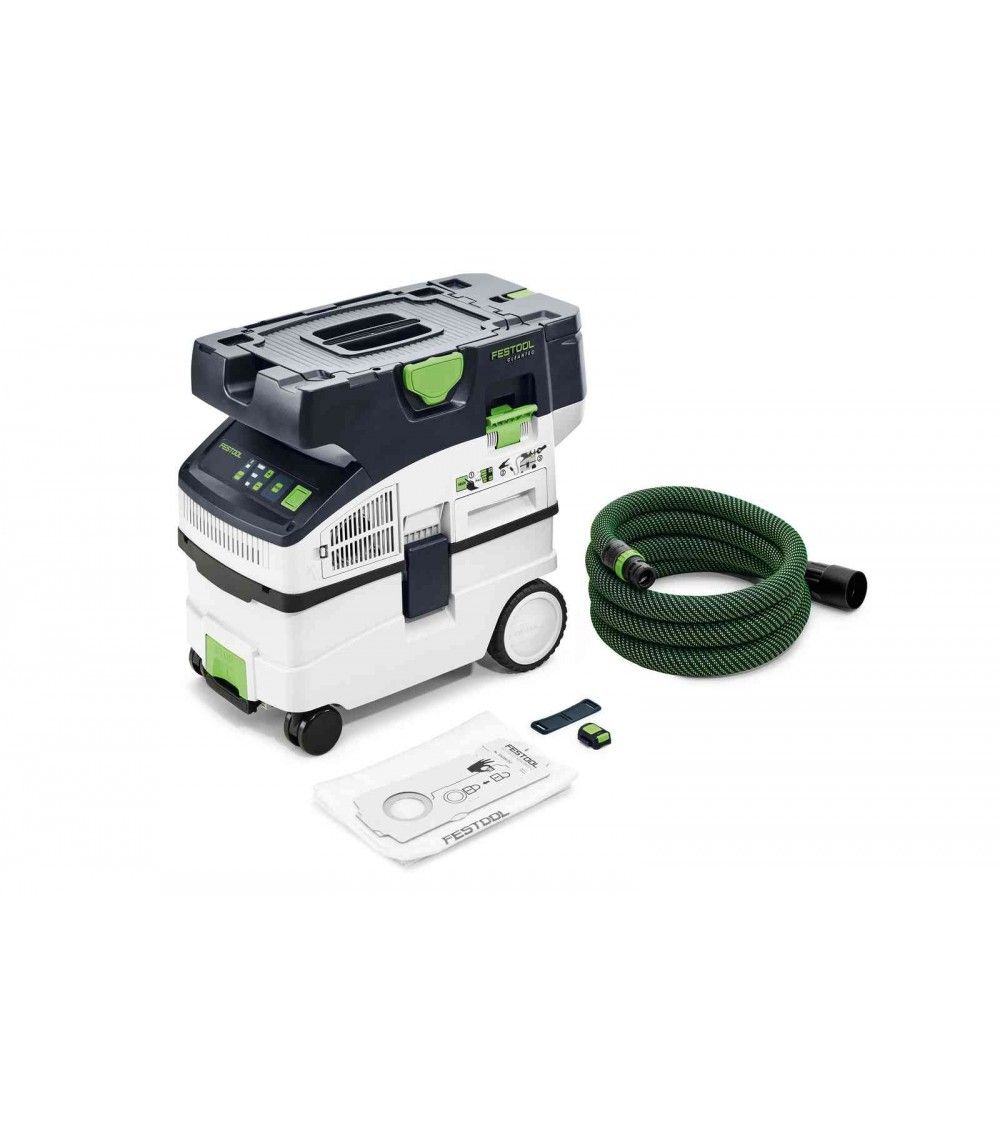 Festool Cordless mobile dust extractor CTMC MIDI I-Basic CLEANTEC, KAINA BE PVM: 660.61, KODAS: 577067 | 001