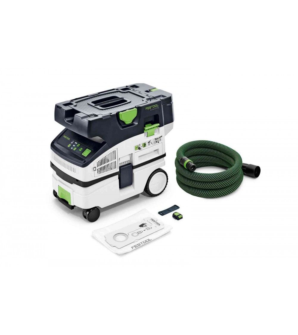 Festool Cordless mobile dust extractor CTLC MINI I-Basic CLEANTEC, KAINA BE PVM: 491.95, KODAS: 577065 | 001