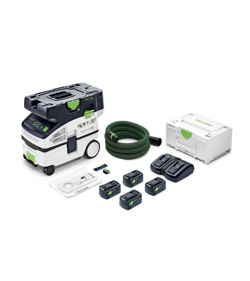 Festool Cordless mobile dust extractor CTLC MINI I-Plus CLEANTEC, KAINA BE PVM: 1042.14, KODAS: 577670 | 001