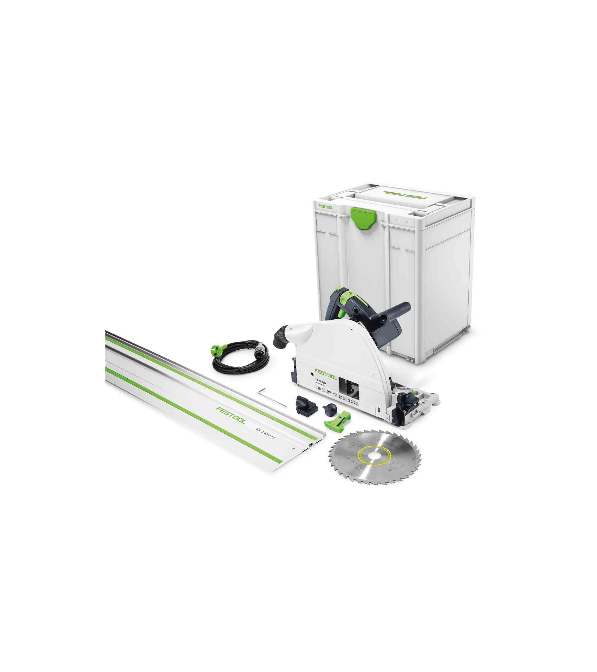 Festool Įgilinamasis diskinis pjūklas TS 75 EBQ-Plus-FS, KAINA BE PVM: 875.142, KODAS: 576115 | 001