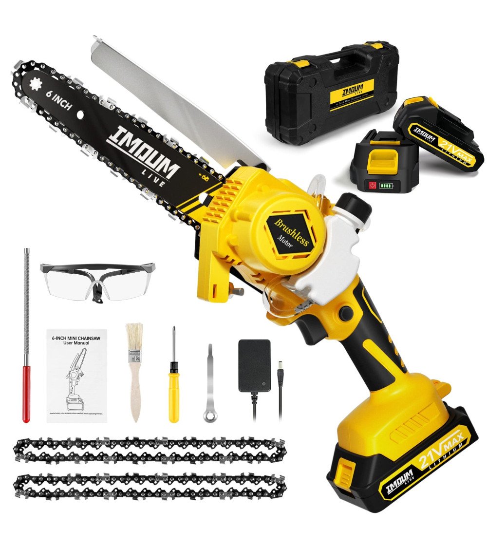 IMOUMLIVE 6" МИНИ ЦЕПНАЯ ПИЛА, KAINA BE PVM: 103.305785, KODAS: DLJ-6 | 001