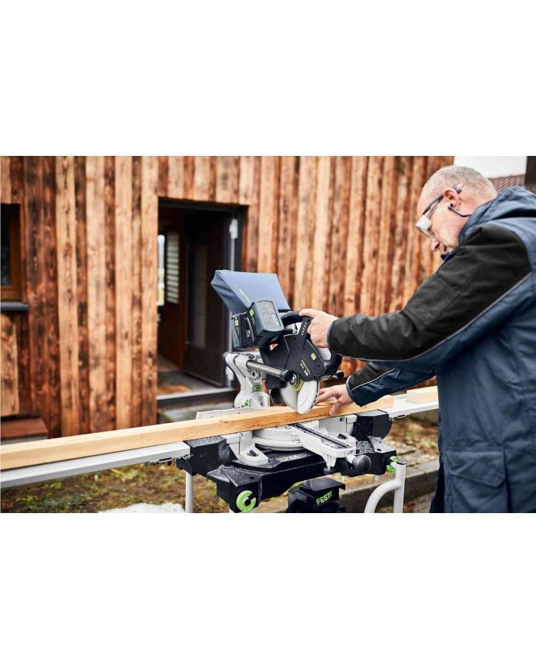 Festool Akumuliatorinis traukiamas skersinio pjovimo pjūklas KAPEX KSC 60 EB 5,0 I-UG-Set, KAINA BE PVM: 2102.598, KODAS: 577666