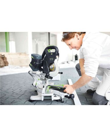 Festool Cordless sliding compound mitre saw KSC 60 EB 5,0 I-UG-Set KAPEX, KAINA BE PVM: 2102.598, KODAS: 577666 | 009