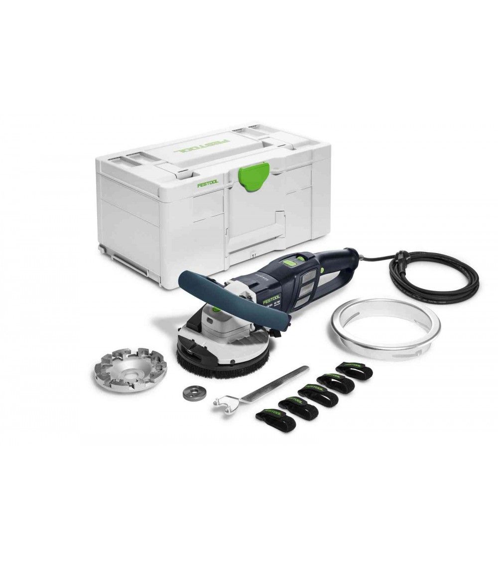 Festool Surface-restoration grinders RG 130 ECI-Set DIA HD RENOFIX, KAINA BE PVM: 1047.447, KODAS: 577059 | 001