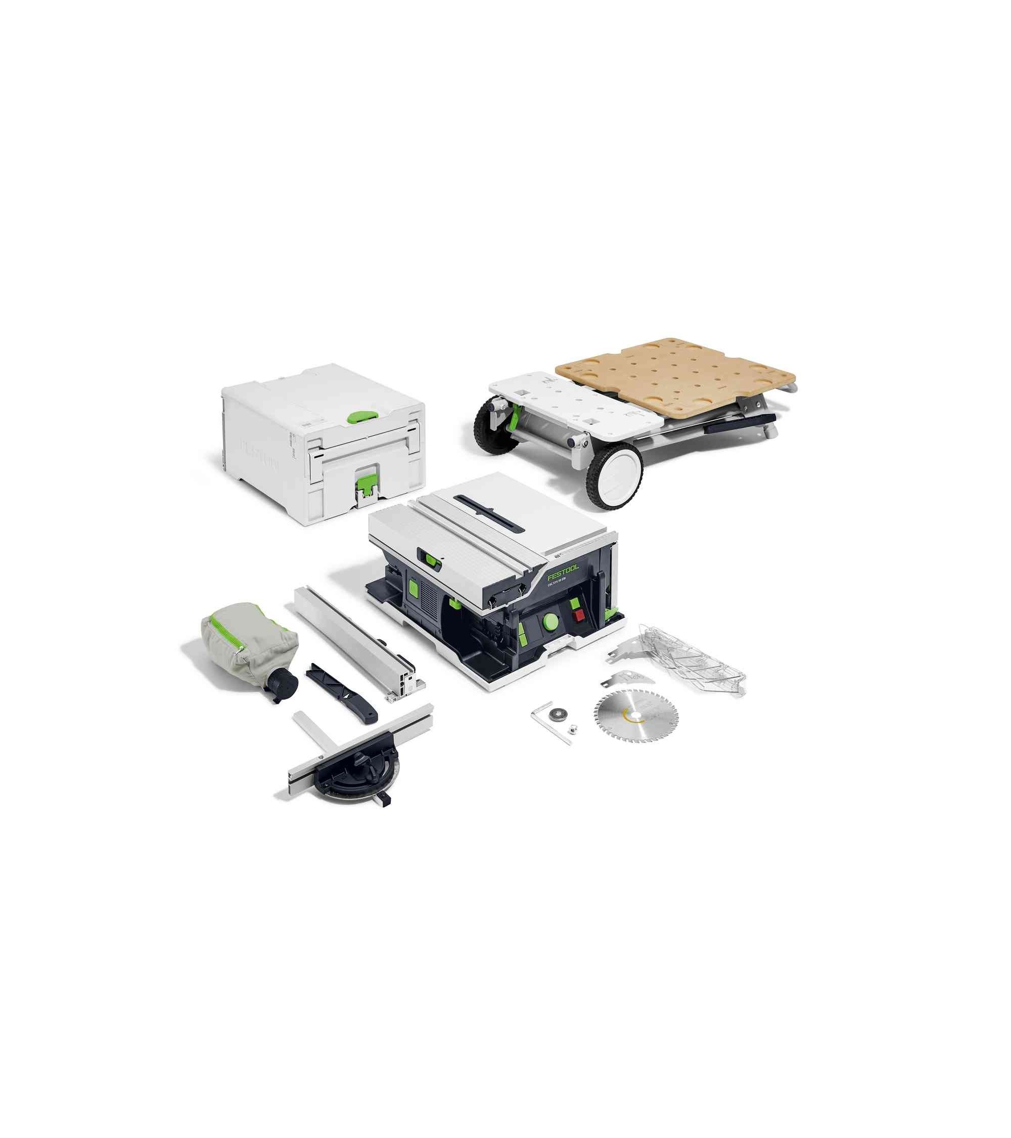 Festool Akumuliatorinis stalinis diskinis pjūklas CSC SYS 50 EBI-Basic-Set, KAINA BE PVM: 1943.334, KODAS: 577371 | 002