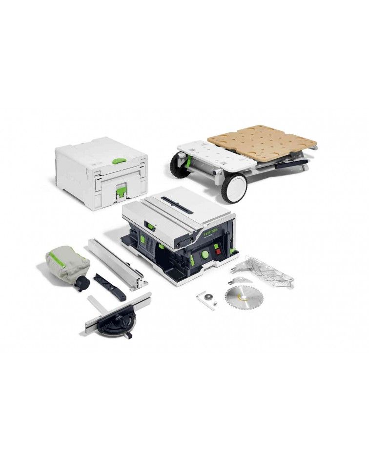 Festool Akumuliatorinis stalinis diskinis pjūklas CSC SYS 50 EBI-Basic-Set, KAINA BE PVM: 1943.334, KODAS: 577371 | 002