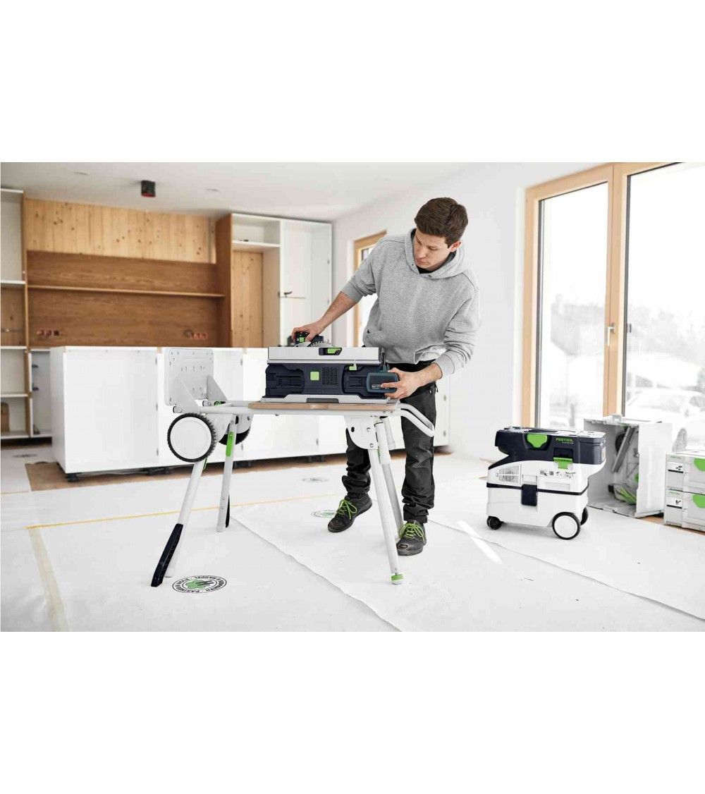 Festool Akumuliatorinis stalinis diskinis pjūklas CSC SYS 50 EBI-Basic-Set, KAINA BE PVM: 1943.334, KODAS: 577371 | 005