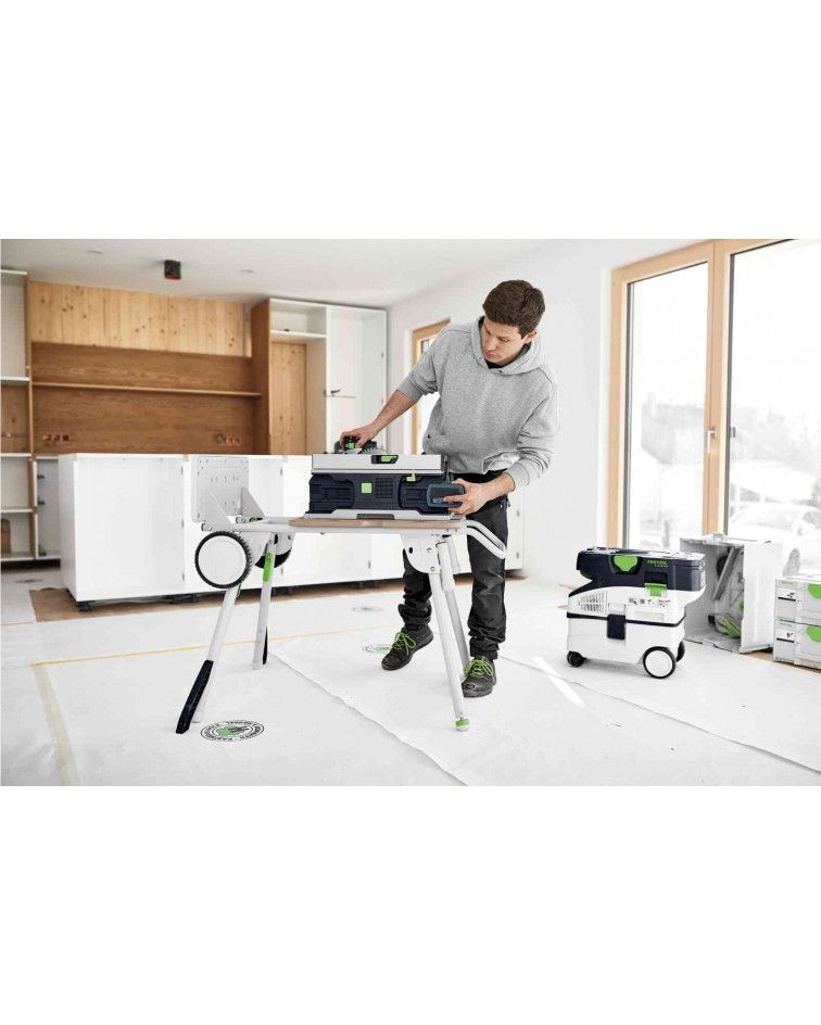 Festool Akumuliatorinis stalinis diskinis pjūklas CSC SYS 50 EBI-Basic-Set, KAINA BE PVM: 1943.334, KODAS: 577371 | 005