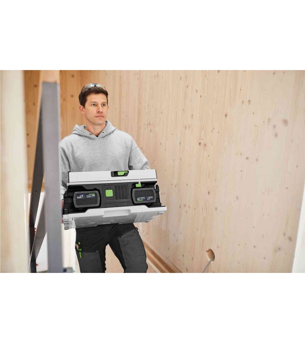 Festool Akumuliatorinis stalinis diskinis pjūklas CSC SYS 50 EBI-Basic-Set, KAINA BE PVM: 1943.334, KODAS: 577371 | 009