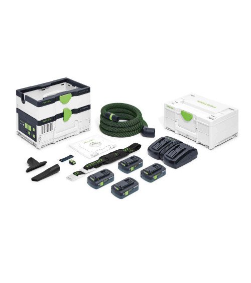 Festool Аккумуляторный пылеудаляющий аппарат CTLC SYS HPC 4,0 I-Plus CLEANTEC, KAINA BE PVM: 774.693, KODAS: 576944 | 001