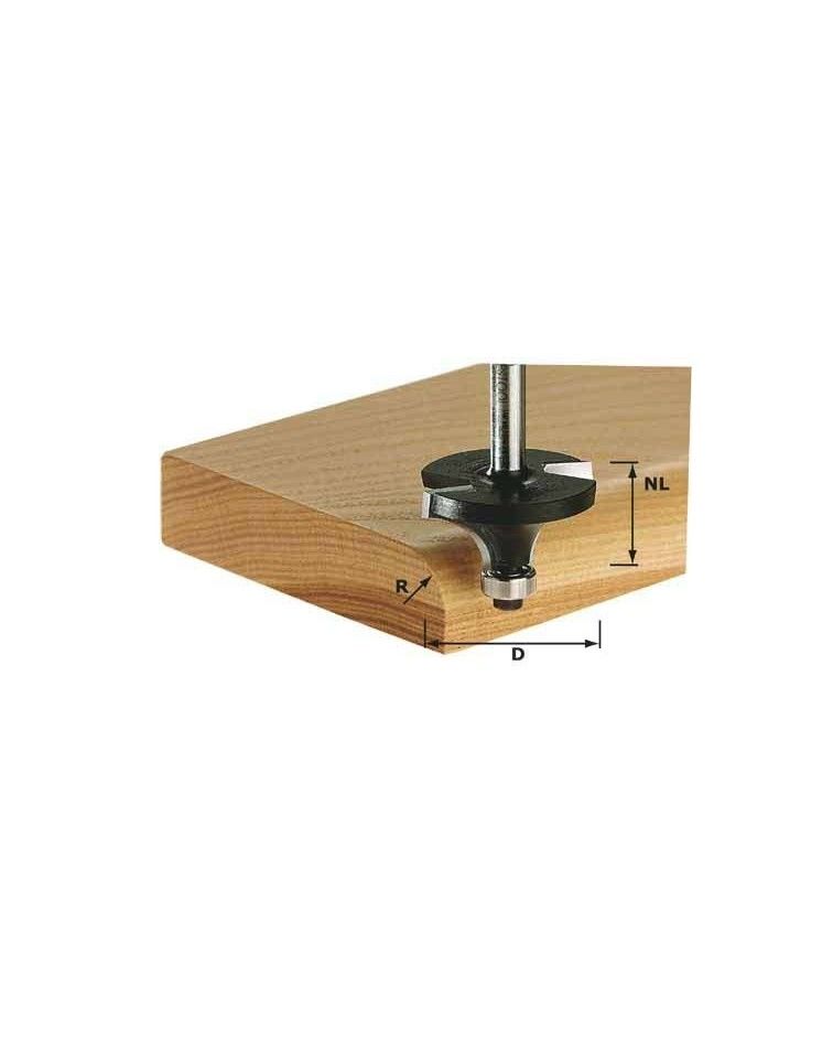 Festool Roundover cutter HW S8 D16,7/R2 KL, KAINA BE PVM: 55.827, KODAS: 491009 | 001