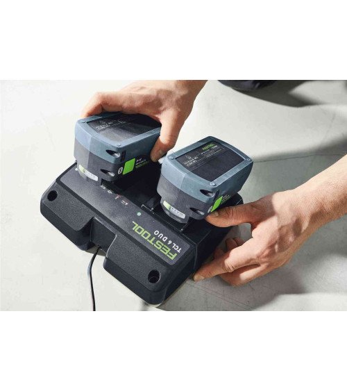 Festool Быстрозарядное устройство TCL 6 DUO, KAINA BE PVM: 116.865, KODAS: 577017 | 006