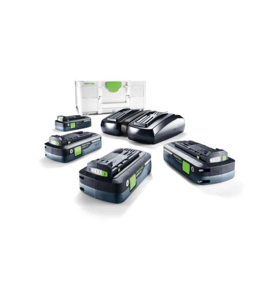 Festool Комплект оснастки электроснабжения SYS 18V 4x4,0/TCL 6 DUO, KAINA BE PVM: 426.987, KODAS: 577104 | 001