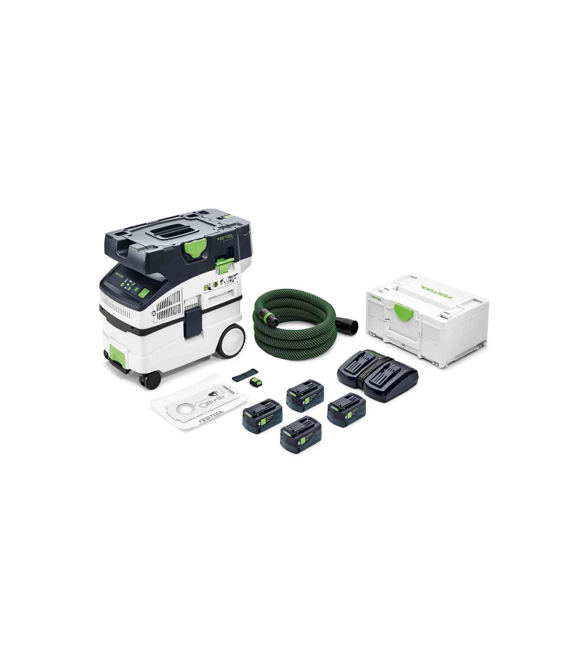 Festool Akumuliatorinis dulkių siurblys CLEANTEC CTMC MIDI I-Plus, KAINA BE PVM: 1209.73, KODAS: 577672 | 001