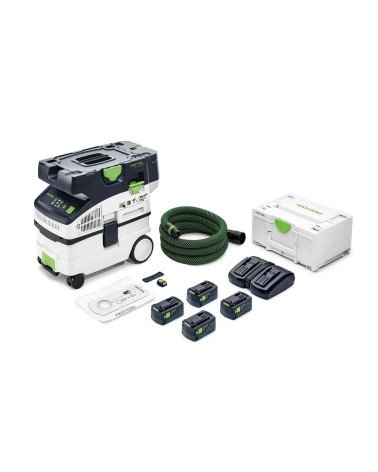 Festool Аккумуляторный пылеудаляющий аппарат CTMC MIDI I-Plus CLEANTEC, KAINA BE PVM: 1209.73, KODAS: 577672 | 001