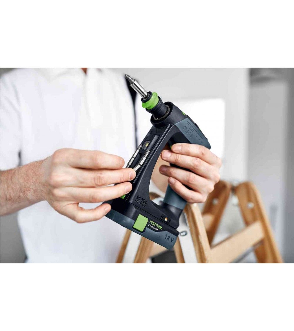 Festool Akumuliatorinis gręžtuvas-suktuvas CXS 18-Basic-Set, KAINA BE PVM: 329.66, KODAS: 577333 | 006